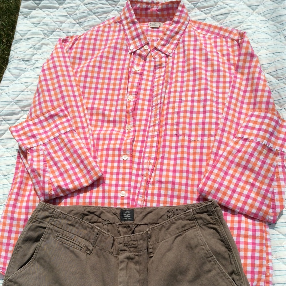 Jcrew men’s button down shirt